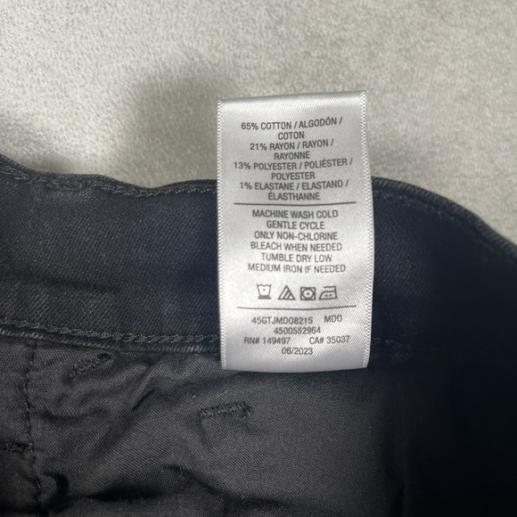 Joes Jeans Asher Slim Straight Leg Jeans Men's 32x33 Black Denim-EUC - Picture 7 of 10